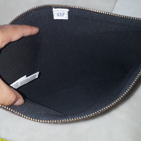 Bronze Pom Pom Makeup Bag - Picture 5 of 5